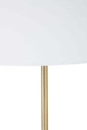 Orsina Translucent Detail Table Lamp, Gold Finish Statement Light, Luxrious Brass Table Lamp With Crystal Base - thumbnail 3