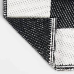 OHS Contrast Border Reversible Outdoor Garden Rug Waterproof Area Mat - Size: 120 cm x 170 cm - thumbnail 5