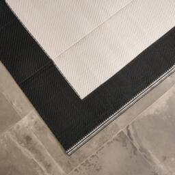 OHS Contrast Border Reversible Outdoor Garden Rug Waterproof Area Mat - Size: 120 cm x 170 cm - thumbnail 2