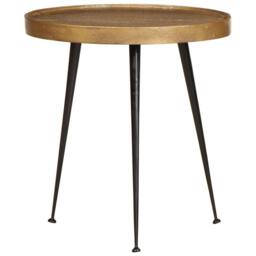 Berkfield Home Durable Coffee Table¬†3 pcs Golden Engineered Wood in Gold - thumbnail 1
