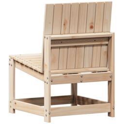 Berkfield Home 3 Piece Garden Lounge Set Solid Wood Pine in Brown - thumbnail 6