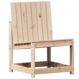 Berkfield Home 3 Piece Garden Lounge Set Solid Wood Pine in Brown - thumbnail 4