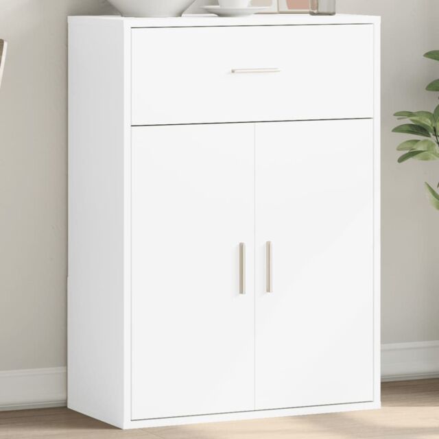 Berkfield Home Sideboard White 60x30x84 cm Engineered Wood - Size: 60 x 30 x 84 cm - image 1