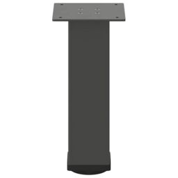 Berkfield Home Coffee Table Legs 4 pcs Anthracite 30-32 cm Steel in Black - thumbnail 6