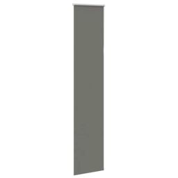Berkfield Home Roller Blind Blackout Grey 45x230 cm Fabric Width 40.7 cm Polyester - thumbnail 2