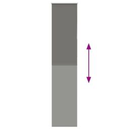 Berkfield Home Roller Blind Blackout Grey 45x230 cm Fabric Width 40.7 cm Polyester - thumbnail 4