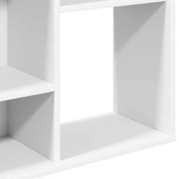 Berkfield Home Room Divider/Book Cabinet White 100x24x140 cm Engineered Wood - Size: 100 x 24 x 140 cm - thumbnail 8
