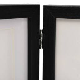 Berkfield Home Trifold Photo Frame Collage Black 28x18 cm+2x - Size: 28x18 cm - thumbnail 5