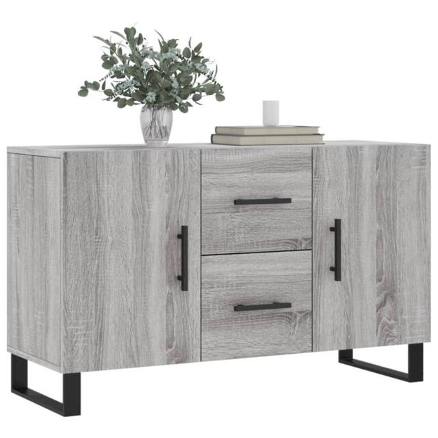 Berkfield Home Sideboard Grey Sonoma 100x36x60 cm Engineered Wood - Size: 100 x 36 x 60 cm - image 1