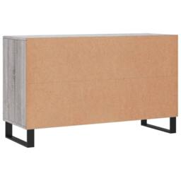 Berkfield Home Sideboard Grey Sonoma 100x36x60 cm Engineered Wood - Size: 100 x 36 x 60 cm - thumbnail 8