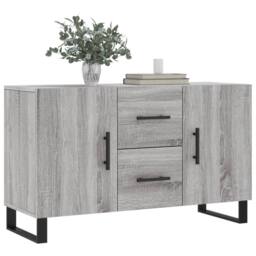 Berkfield Home Sideboard Grey Sonoma 100x36x60 cm Engineered Wood - Size: 100 x 36 x 60 cm - thumbnail 1
