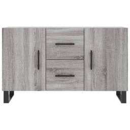 Berkfield Home Sideboard Grey Sonoma 100x36x60 cm Engineered Wood - Size: 100 x 36 x 60 cm - thumbnail 6