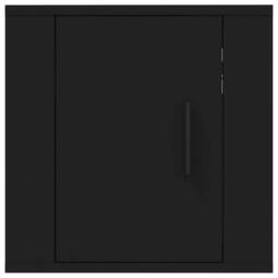Berkfield Home Wall Mounted TV Cabinets 2 pcs Black 40x34.5x40 cm - thumbnail 6