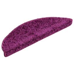 Berkfield Home Carpet Stair Treads 15 pcs Violet 56x17x3 cm in Purple - Size: Medium - thumbnail 3