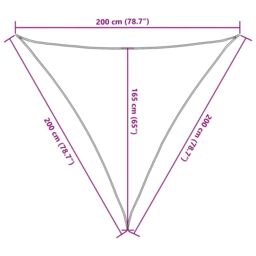 Berkfield Home Sun Shade Sail Terracotta 2x2x2 m 100% Polyester Oxford - thumbnail 9