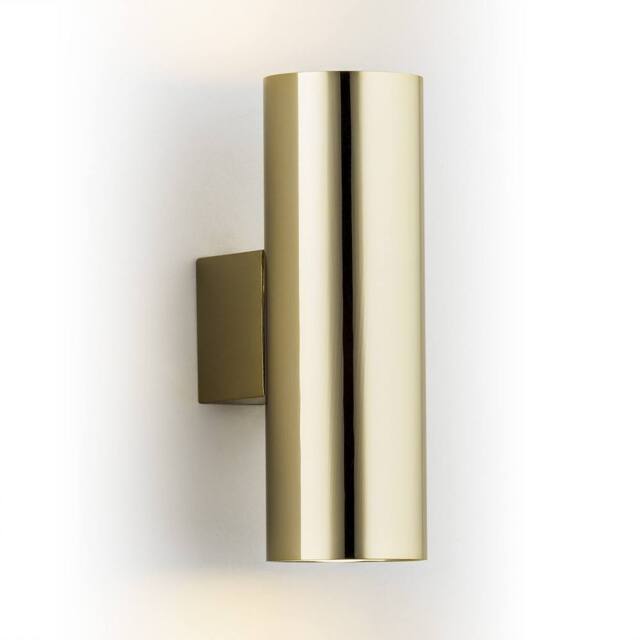 Netlighting Mitos Up & Down Wall Lamp Brass Steel in Gold - image 1