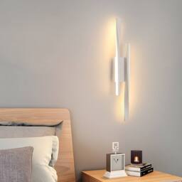 Pheashine Stylish LED Wall Lamp White 42x6x5.5CM Warm Light 16W - Size: 42x6x5.5 cm - thumbnail 2