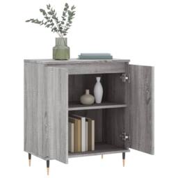 Berkfield Home Sideboard Grey Sonoma 60x35x70 cm Engineered Wood - Size: 60 x 35 x 70 cm - thumbnail 4