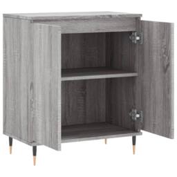 Berkfield Home Sideboard Grey Sonoma 60x35x70 cm Engineered Wood - Size: 60 x 35 x 70 cm - thumbnail 6