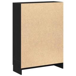 Berkfield Home Classic Book Cabinet Black Oak 82.5x30.5x115 cm Engineered Wood - thumbnail 8