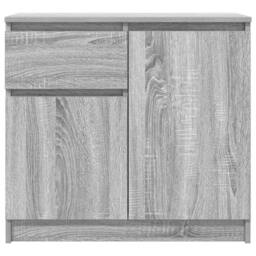 Berkfield Home Sideboard with Drawer Grey Sonoma 71x35x65 cm Engineered Wood - Size: 71 x 35 x 65 cm - thumbnail 6