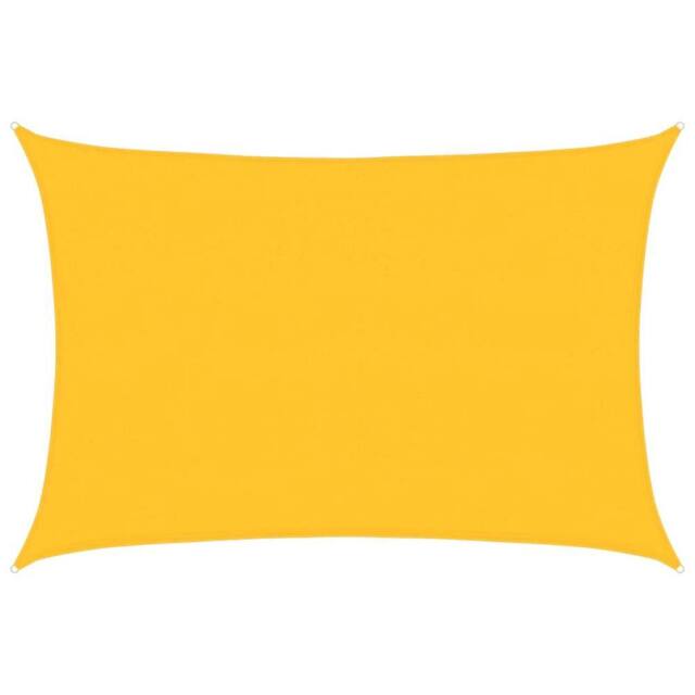 Berkfield Home Sunshade Sail 160 g/m¬≤ Rectangular Yellow 4x5 m HDPE - image 1