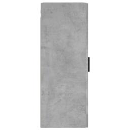 Berkfield Home Wall Mounted Cabinet Concrete Grey 34.5x34x90 cm - thumbnail 8