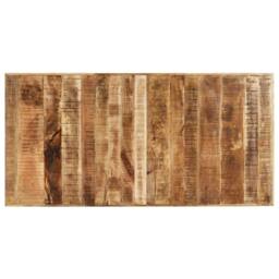 Berkfield Home Beautiful Dining Table 200x100x75 cm Solid Mango Wood in Brown - Size: 200 x 100 x 75 cm - thumbnail 4