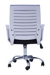 Orsina Premium Home Office Swivel Desk Chair in Blue - thumbnail 4