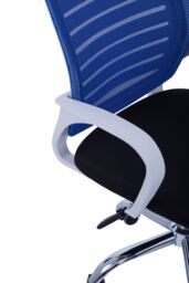Orsina Premium Home Office Swivel Desk Chair in Blue - thumbnail 5