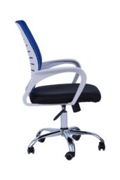 Orsina Premium Home Office Swivel Desk Chair in Blue - thumbnail 3