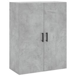 Berkfield Home Highboard Concrete Grey 69.5x34x180 cm Engineered Wood - thumbnail 5