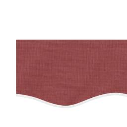 Berkfield Home Replacement Fabric for Awning Valance Burgundy Stripe 5 m in Red - thumbnail 4