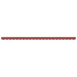 Berkfield Home Replacement Fabric for Awning Valance Burgundy Stripe 5 m in Red - thumbnail 3