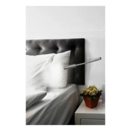 Netlighting Tip LED Wall Reading Light Satin Nickel Touch dimming 174lm 3000K in Grey - thumbnail 3