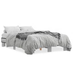 Berkfield Home Bed Frame without Mattress Grey Sonoma 120x200 cm - Size: Small Double - thumbnail 1