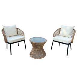 Artemis Home Florent Patio Bistro Set in Natural