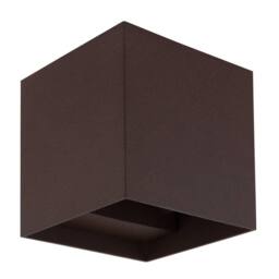 Netlighting Veronika Outdoor Up Down Wall Lamp Rust IP54 Glass 2x LED in Brown - thumbnail 2