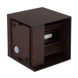 Netlighting Veronika Outdoor Up Down Wall Lamp Rust IP54 Glass 2x LED in Brown - thumbnail 3