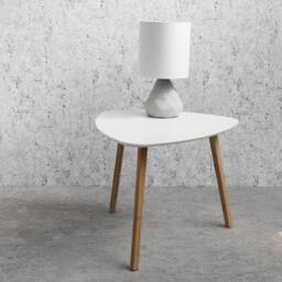 Nöa and Nani Malme Side Table Occasional Large in White and Natural Pine - thumbnail 5