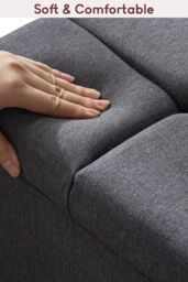 Home Discount Vida Designs Valencia Storage Ottoman Velvet Fabric UKFR Furniture in Dark Grey - thumbnail 5