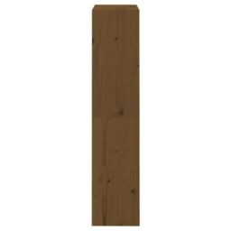 Berkfield Home Book Cabinet/Room Divider Honey Brown 60x30x135.5 cm Wood Pine - thumbnail 6