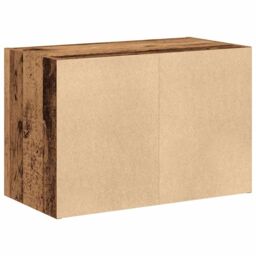 Berkfield Home Cabinet with 2 Drawers Old Wood 60x31x40 cm Engineered Wood in Brown - Size: 60 x 31 x 40 cm - thumbnail 7
