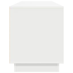 Berkfield Home TV Cabinet with LED Lights White 193.5x41x50 cm - thumbnail 8