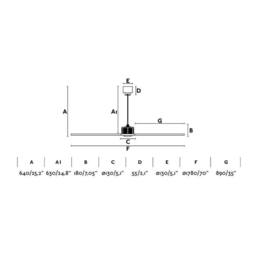 Netlighting Just Fan Matt black ceiling fan 3 Blades with DC motor 178cm - thumbnail 2