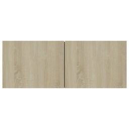 Berkfield Home TV Cabinet Sonoma Oak 80x30x30 cm Engineered Wood in Brown - Size: 80 x 30 x 30 cm - thumbnail 6