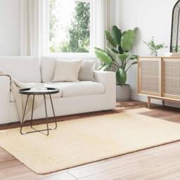 Berkfield Home Shaggy Rug High Pile NAVARRA Cream 130x200 cm Polyester - Size: Medium - thumbnail 3