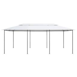 Berkfield Home Gazebo 600x298x270 cm White 180g/m ² - Size: 600 x 298 x 270 cm - thumbnail 1