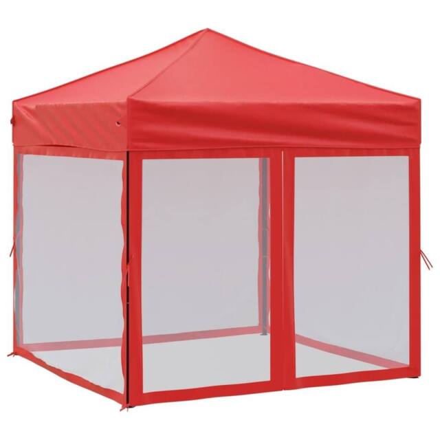 Berkfield Home Folding Party Tent with Sidewalls Red 2x2 m - image 1