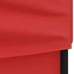 Berkfield Home Folding Party Tent with Sidewalls Red 2x2 m - thumbnail 5